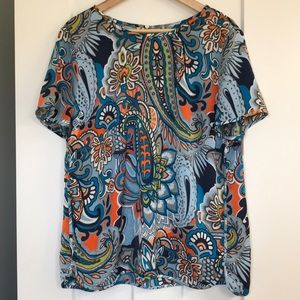 JCrew Factory blouse size L